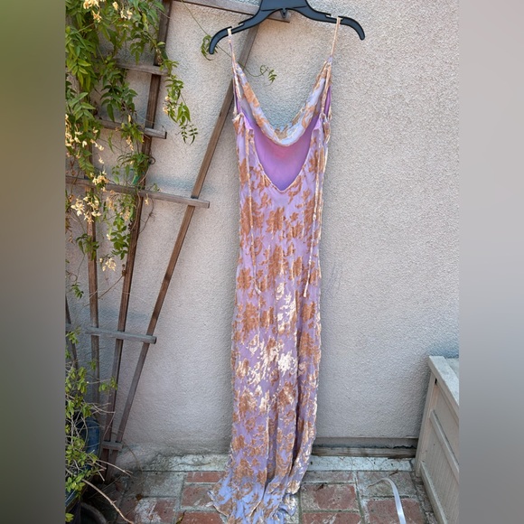 Rat & Boa ‘Athena’ Silk Floral Maxi Dress Purple - Picture 8 of 15
